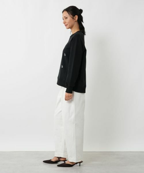 NEMIKA / ネミカ スウェット | ビジューラグランスリーブプルオーバー【NEMIKA】 | 詳細2