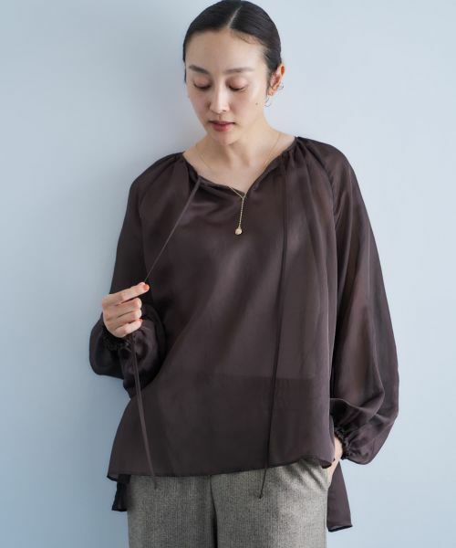 NEMIKA / ネミカ シャツ・ブラウス | ボリュームスリーブブラウス【NEMIKA】 | 詳細19