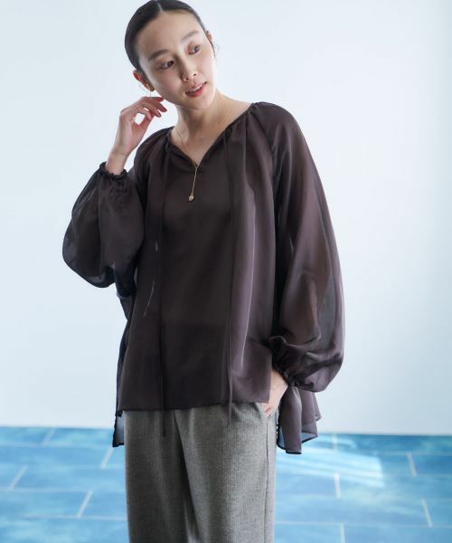NEMIKA / ネミカ シャツ・ブラウス | ボリュームスリーブブラウス【NEMIKA】 | 詳細20