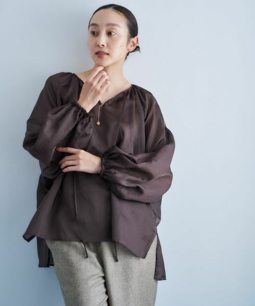 NEMIKA / ネミカ シャツ・ブラウス | ボリュームスリーブブラウス【NEMIKA】 | 詳細21