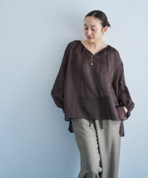 NEMIKA / ネミカ シャツ・ブラウス | ボリュームスリーブブラウス【NEMIKA】 | 詳細22
