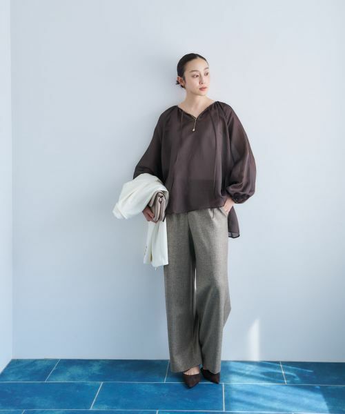 NEMIKA / ネミカ シャツ・ブラウス | ボリュームスリーブブラウス【NEMIKA】 | 詳細23