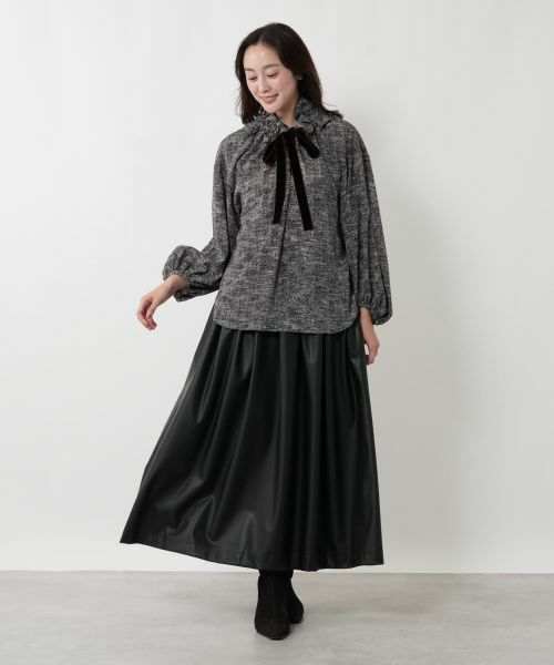 NEMIKA / ネミカ シャツ・ブラウス | フリルリボンブラウス【NEMIKA】 | 詳細1