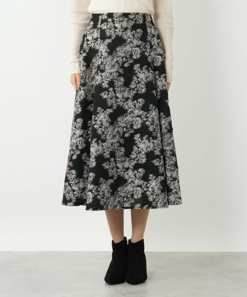 NEMIKA / ネミカ ミニ・ひざ丈スカート | ボタニカル柄ロングスカート【NEMIKA】 | 詳細4