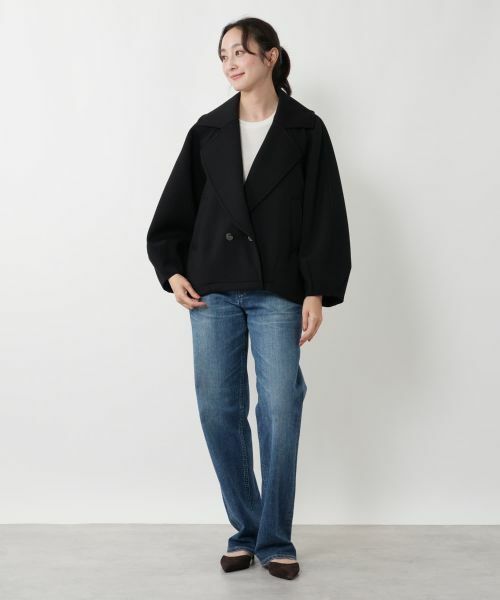 NEMIKA / ネミカ テーラードジャケット | ボリュームカラーダブルジャケット【NEMIKA】 | 詳細1