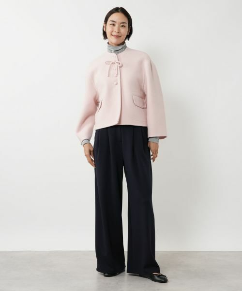 NEMIKA / ネミカ テーラードジャケット | リボンノーカラージャケット【NEMIKA】 | 詳細15