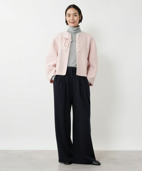 NEMIKA / ネミカ テーラードジャケット | リボンノーカラージャケット【NEMIKA】 | 詳細19