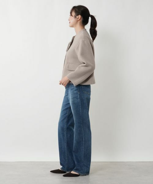 NEMIKA / ネミカ テーラードジャケット | リボンノーカラージャケット【NEMIKA】 | 詳細2