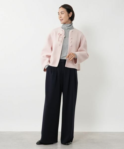 NEMIKA / ネミカ テーラードジャケット | リボンノーカラージャケット【NEMIKA】 | 詳細20