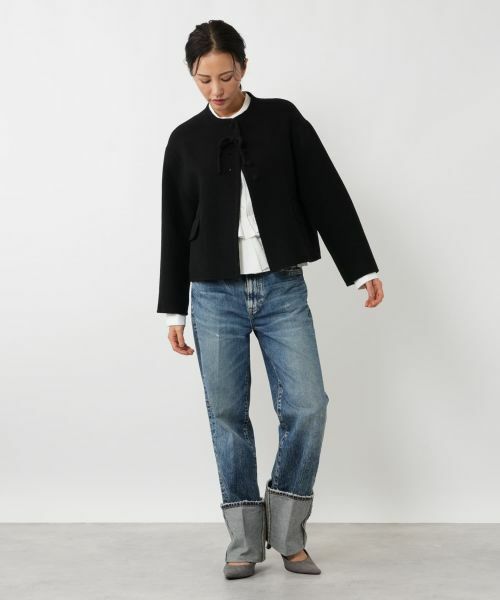 NEMIKA / ネミカ テーラードジャケット | リボンノーカラージャケット【NEMIKA】 | 詳細21