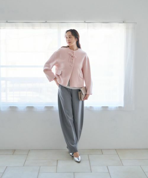 NEMIKA / ネミカ テーラードジャケット | リボンノーカラージャケット【NEMIKA】 | 詳細25