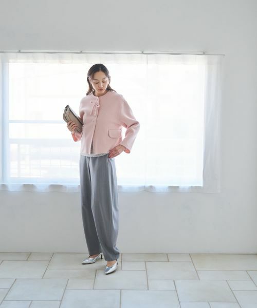 NEMIKA / ネミカ テーラードジャケット | リボンノーカラージャケット【NEMIKA】 | 詳細26