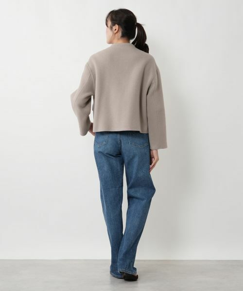 NEMIKA / ネミカ テーラードジャケット | リボンノーカラージャケット【NEMIKA】 | 詳細3