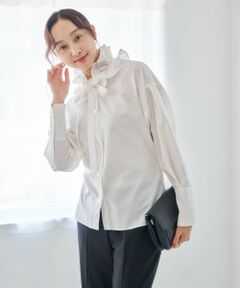 NEMIKA / ネミカ シャツ・ブラウス | フリルカラーボウタイブラウス【NEMIKA】