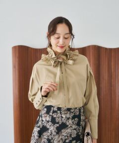 NEMIKA / ネミカ シャツ・ブラウス | フリルカラーボウタイブラウス【NEMIKA】