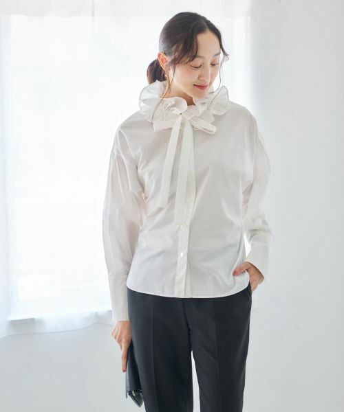 NEMIKA / ネミカ シャツ・ブラウス | フリルカラーボウタイブラウス【NEMIKA】 | 詳細23