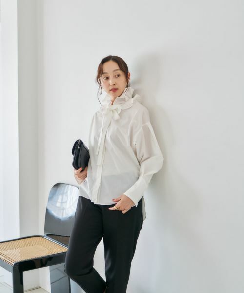 NEMIKA / ネミカ シャツ・ブラウス | フリルカラーボウタイブラウス【NEMIKA】 | 詳細25