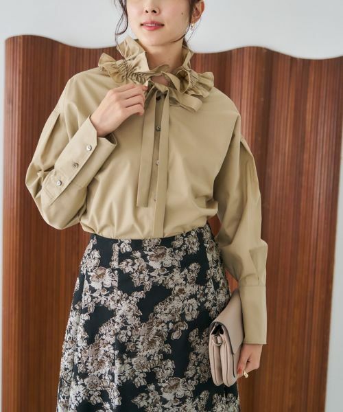 NEMIKA / ネミカ シャツ・ブラウス | フリルカラーボウタイブラウス【NEMIKA】 | 詳細30