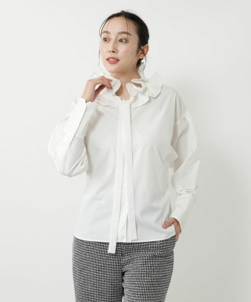 NEMIKA / ネミカ シャツ・ブラウス | フリルカラーボウタイブラウス【NEMIKA】 | 詳細4