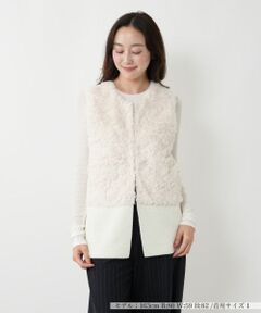 NEMIKA / ネミカ テーラードジャケット | ボア切替ベスト【NEMIKA】