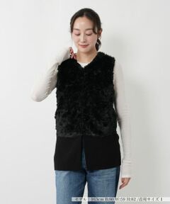 NEMIKA / ネミカ テーラードジャケット | ボア切替ベスト【NEMIKA】