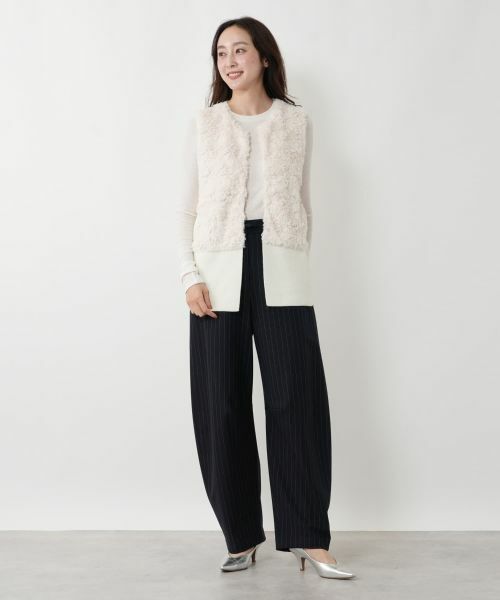 NEMIKA / ネミカ テーラードジャケット | ボア切替ベスト【NEMIKA】 | 詳細10