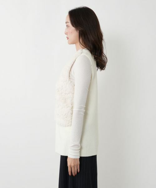 NEMIKA / ネミカ テーラードジャケット | ボア切替ベスト【NEMIKA】 | 詳細14
