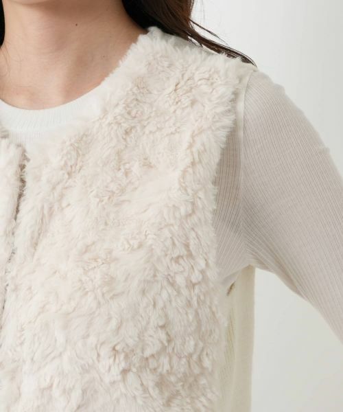 NEMIKA / ネミカ テーラードジャケット | ボア切替ベスト【NEMIKA】 | 詳細18