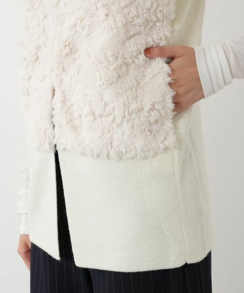NEMIKA / ネミカ テーラードジャケット | ボア切替ベスト【NEMIKA】 | 詳細19