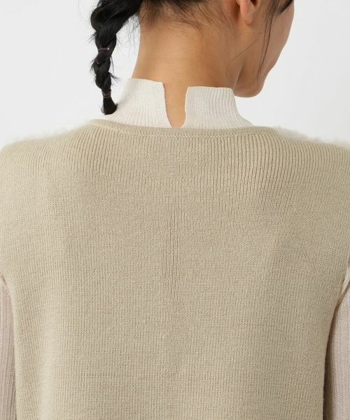 NEMIKA / ネミカ テーラードジャケット | ボア切替ショートベスト【NEMIKA】 | 詳細14