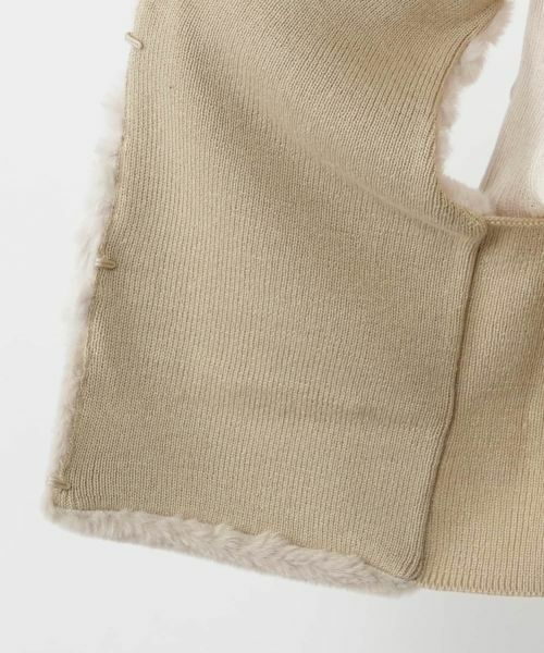 NEMIKA / ネミカ テーラードジャケット | ボア切替ショートベスト【NEMIKA】 | 詳細19