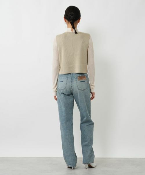 NEMIKA / ネミカ テーラードジャケット | ボア切替ショートベスト【NEMIKA】 | 詳細9