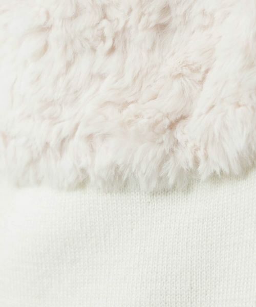 NEMIKA / ネミカ カーディガン・ボレロ | ボア切替カーディガン【NEMIKA】 | 詳細20