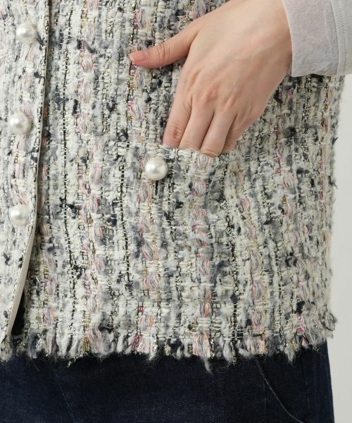 NEMIKA / ネミカ テーラードジャケット | フリンジベスト【NEMIKA】【CLARENSON】 | 詳細10