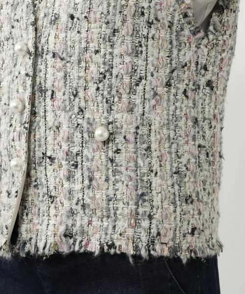 NEMIKA / ネミカ テーラードジャケット | フリンジベスト【NEMIKA】【CLARENSON】 | 詳細11