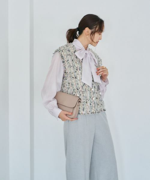 NEMIKA / ネミカ テーラードジャケット | フリンジベスト【NEMIKA】【CLARENSON】 | 詳細15