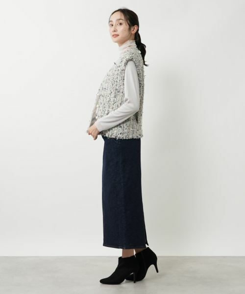 NEMIKA / ネミカ テーラードジャケット | フリンジベスト【NEMIKA】【CLARENSON】 | 詳細2