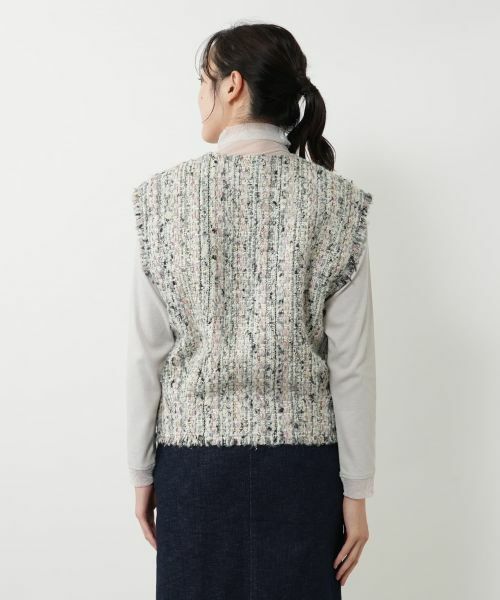 NEMIKA / ネミカ テーラードジャケット | フリンジベスト【NEMIKA】【CLARENSON】 | 詳細6