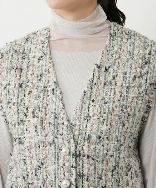 NEMIKA / ネミカ テーラードジャケット | フリンジベスト【NEMIKA】【CLARENSON】 | 詳細7