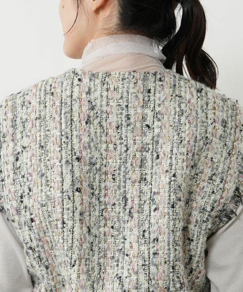 NEMIKA / ネミカ テーラードジャケット | フリンジベスト【NEMIKA】【CLARENSON】 | 詳細8