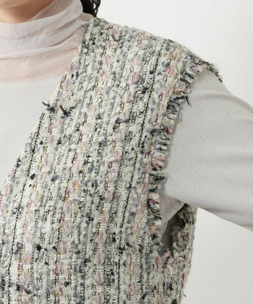 NEMIKA / ネミカ テーラードジャケット | フリンジベスト【NEMIKA】【CLARENSON】 | 詳細9