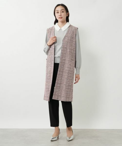 NEMIKA / ネミカ テーラードジャケット | ロングベスト【NEMIKA】 | 詳細4