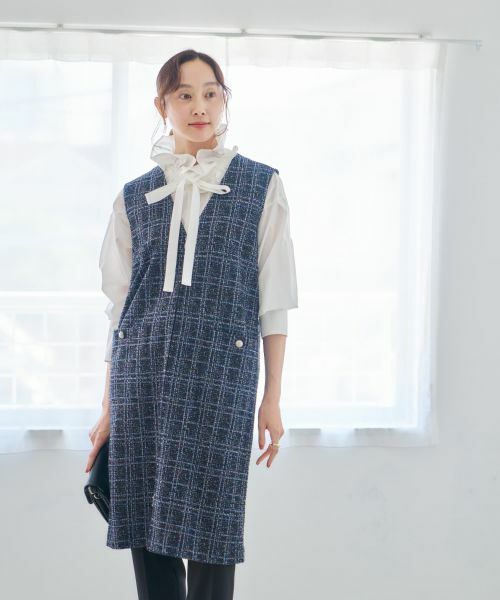 NEMIKA/ネミカ ロングベスト【NEMIKA】 ネイビー系 9(M) NEMIKA/ネミカ ロングベスト【NEMIKA】 ネイビー系 9(M)