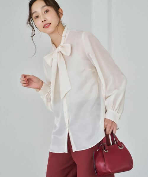 NEMIKA / ネミカ シャツ・ブラウス | ボウタイブラウス【NEMIKA】 | 詳細24