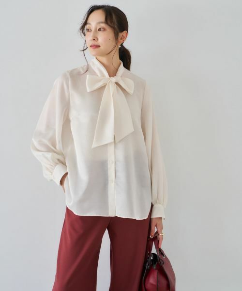 NEMIKA / ネミカ シャツ・ブラウス | ボウタイブラウス【NEMIKA】 | 詳細25