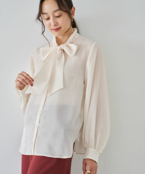 NEMIKA / ネミカ シャツ・ブラウス | ボウタイブラウス【NEMIKA】 | 詳細26