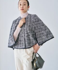 NEMIKA / ネミカ テーラードジャケット | ノーカラーラメジャケット【NEMIKA】