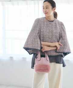 NEMIKA / ネミカ テーラードジャケット | ノーカラーラメジャケット【NEMIKA】