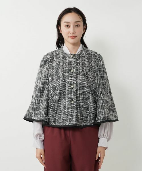 NEMIKA / ネミカ テーラードジャケット | ノーカラーラメジャケット【NEMIKA】 | 詳細10