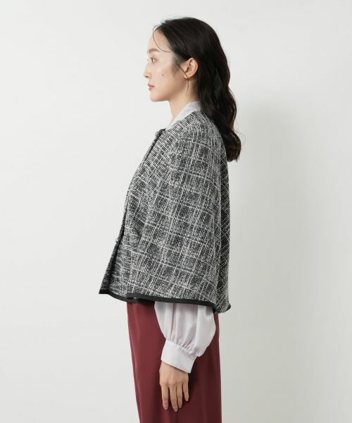 NEMIKA / ネミカ テーラードジャケット | ノーカラーラメジャケット【NEMIKA】 | 詳細11